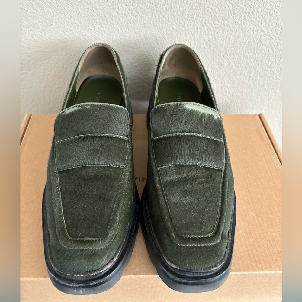 Vince Pony Hair Loafers